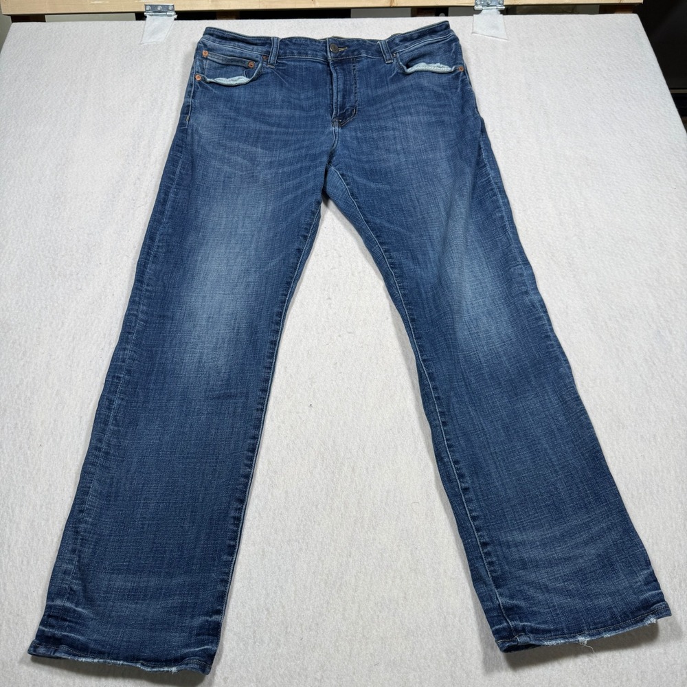 American Eagle Ne(x)t Level Flex Straight Leg Jeans Blue 38x32 Mens